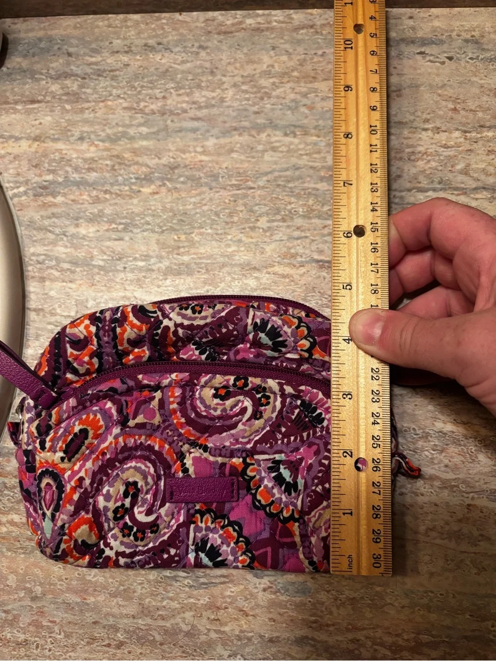 Vera Bradley Paisley Cosmetic Pouch - Purple Multi